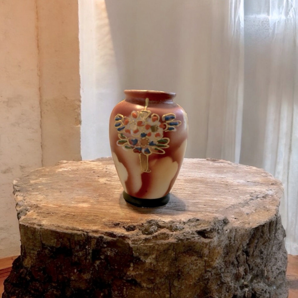 Vintage Japanese Mini Vase / Small Porcelain VintageSouthwest